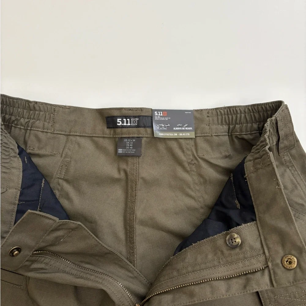5.11 Tactical Taclite Pro Pant 32 x 34 Regular New with Tags Olive Green
